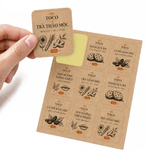 Decal Giấy Kraf